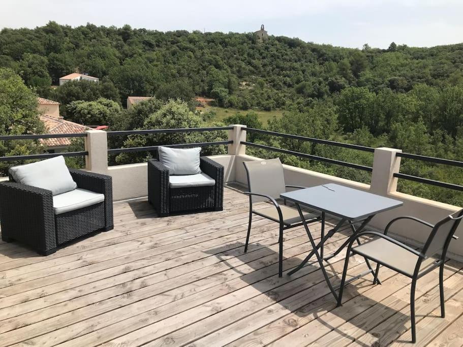 Studio Au Calme, Grande Terrasse Avec Vue Vallee Ginasservis エクステリア 写真